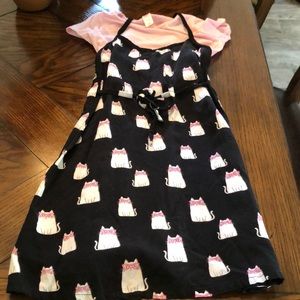 Pusheen Cat style dress